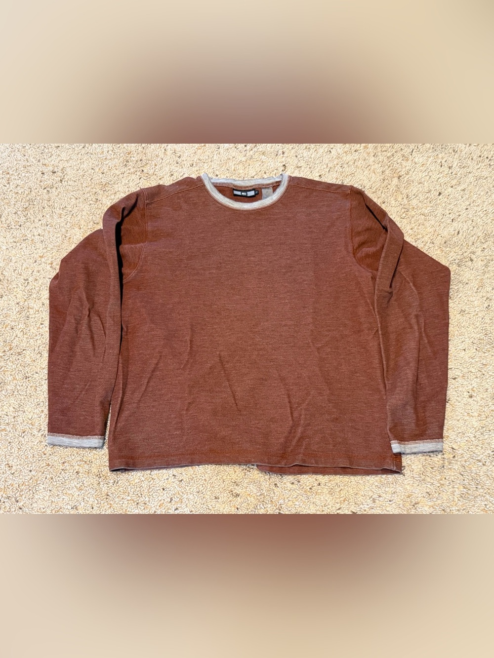 Vintage REI Cotton Crewneck Long-Sleeve Shirt Men’s Medium